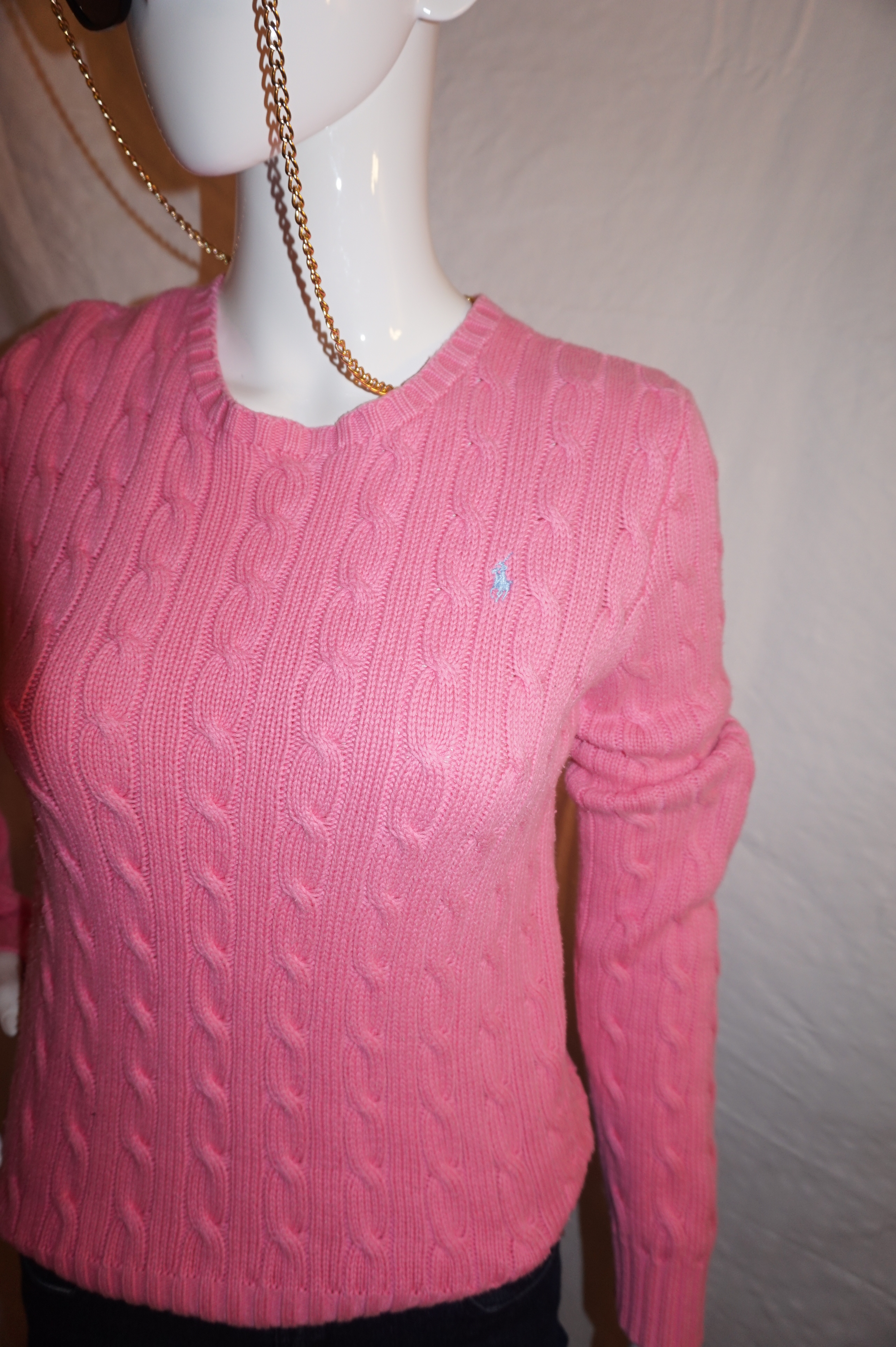 Divaxpress Resale Vintage Ralph Lauren Pink Sweater Size S Online