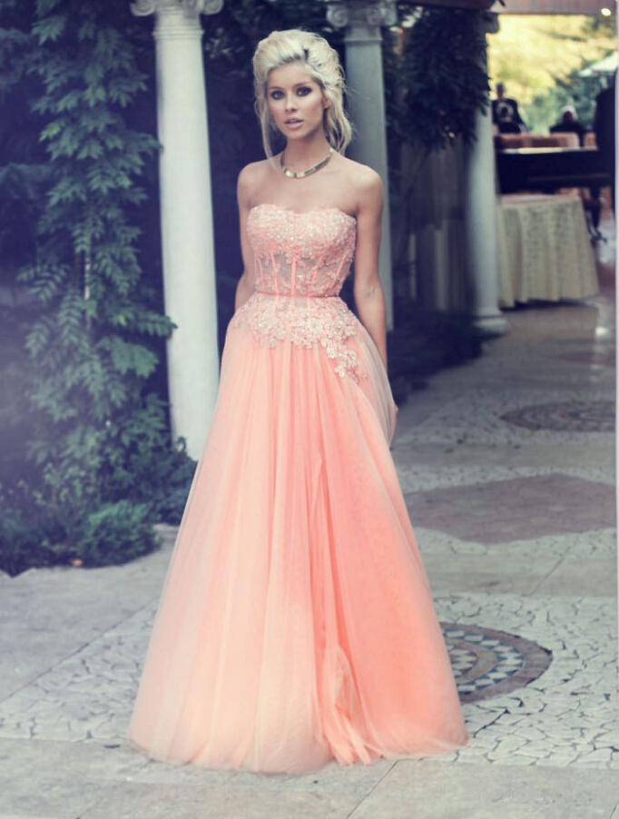 2017 New Design lace prom dress, prom dress online, fashion prom dress