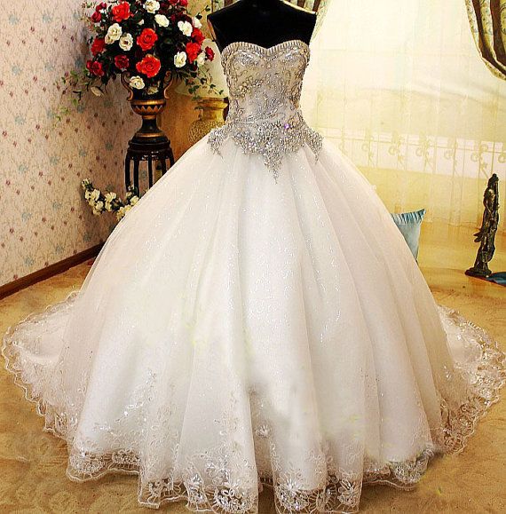 Corset Wedding Dresses with Crystals