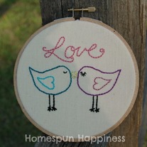 Little Love Birds - Embroidery Hoop