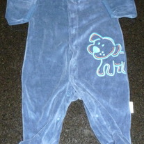 Blue Sleeper with Dog-Baby B'Gosh Size 3 Months