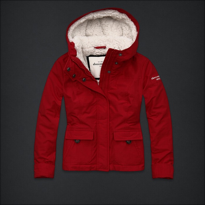 Red Abercrombie Jacket Red Abercrombie Jacket