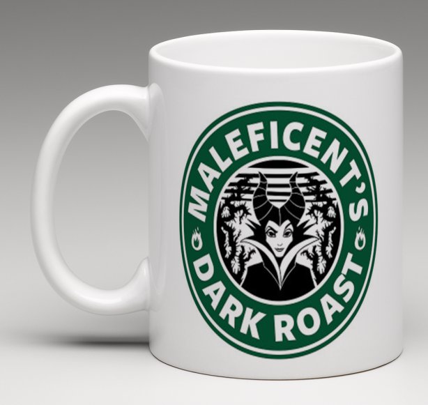 Starbucks Disney Inspired Maleficent Villain Coffee Mug Tea Cup · Phone