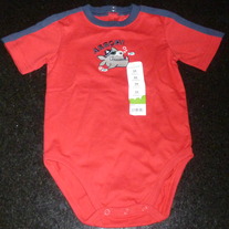 Red Arrgh Onesie-NEW-Jumping Beans Size 24 Months  