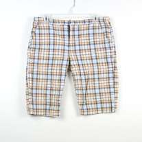 Plaid Bermuda Shorts by Lux