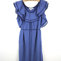 Blue Ruffle Dress from Modcloth (Brand New)