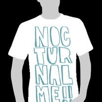 Nocturnal Me Big Letter Tee