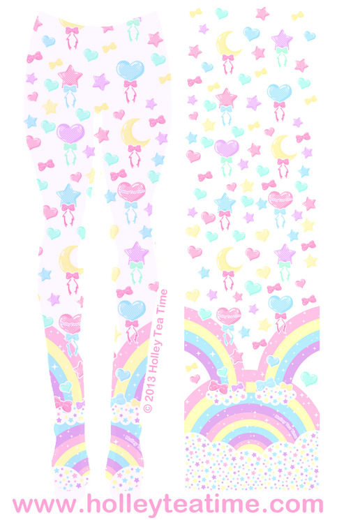 Pre-order! Pastel Party Tights - White