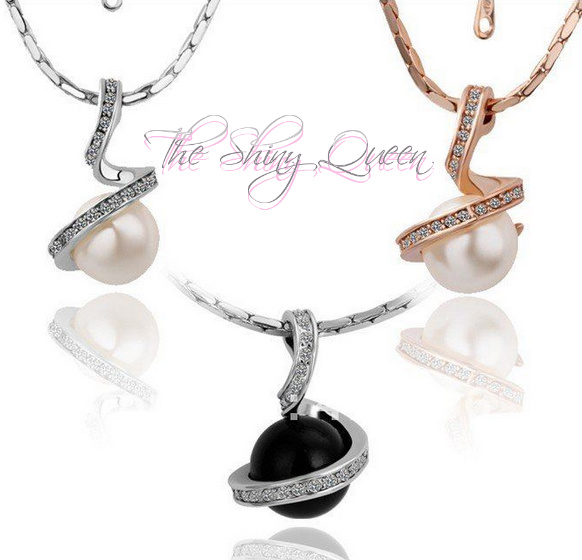 Elegant Pearl Twist Necklace 3 Color Choices on Storenvy