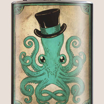 Gentlemen Octopus Flask