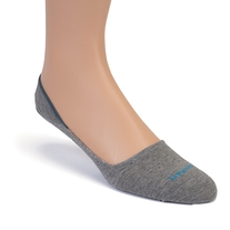 Grey No Show Socks - 2 Pack