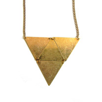 Multi Triangle necklace