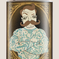 Tattooed Man Flask