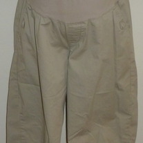 Long Khaki Shorts-Liz Lange Maternity Size Small  GS513