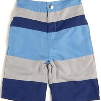 Appaman Boys Striped Swim Shorts - Galaxy/Blue