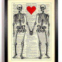 Image of Till Death Do Us Part, Vintage Dictionary Print, 8 x 10
