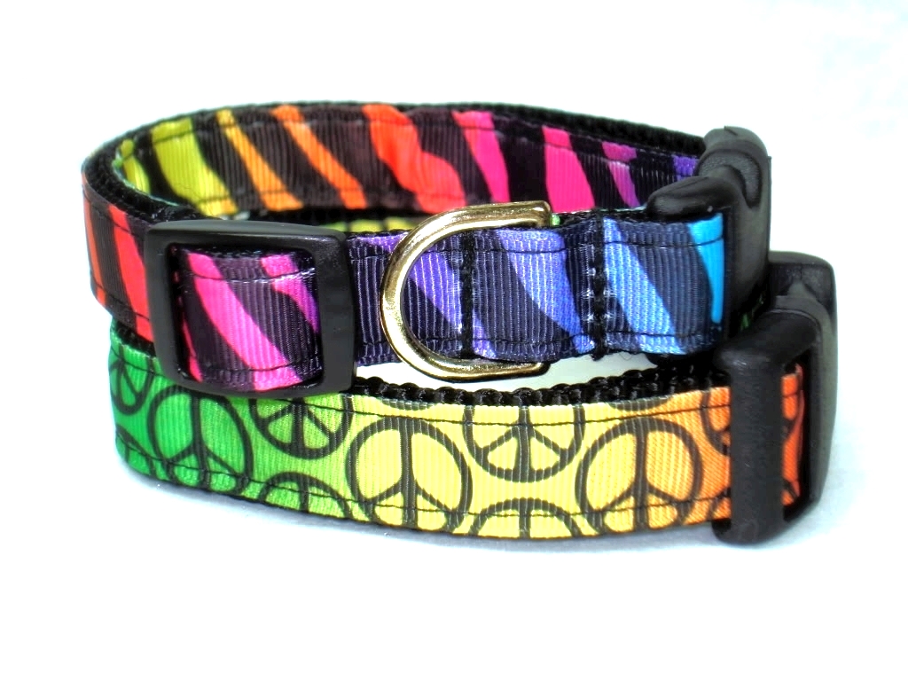 Rainbow Large Dog Collar on Storenvy