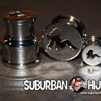 Mud Flap Girl Steel Screw Fit Plug
