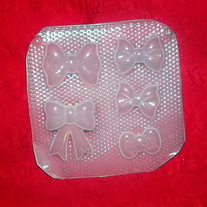 assorted bows tray resinmould