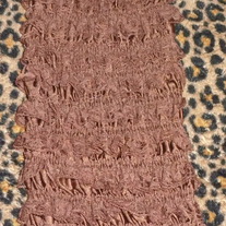 Brown Lace Petti Romper-Size 12-24 Months