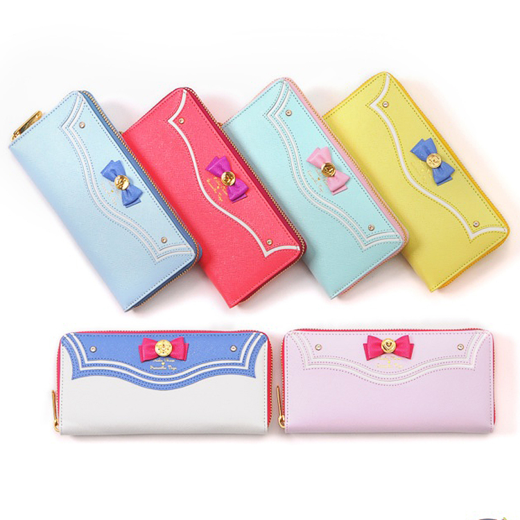 Sailor Moon Bow Long Wallet Harajuku Fashion Online Store Powered 