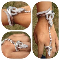Snake Cuff and Ring Set 