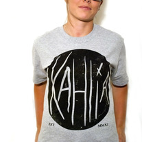 Gray Kahlia Circle Tee