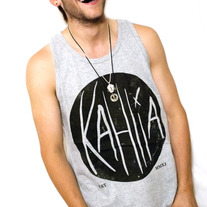 Gray Kahlia Circle Tank
