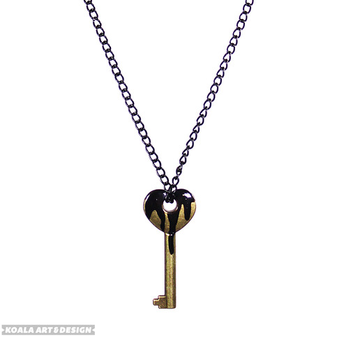Black Heart Necklace