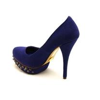 Blue Studded Pump