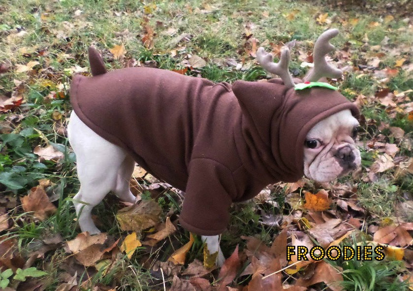 pug reindeer costume bulldog boston terrier pug froodies hoodies costume pug reindeer costume bulldog boston terrier pug froodies hoodies costume