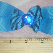 Blue zebra with gem