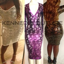 CUSTOM "GOLD GOODIES"  DRESS