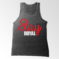Stay Royal Onyx and Red Tank