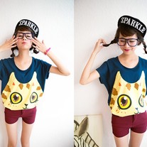 Camiseta Gato / Cat Tee WH333