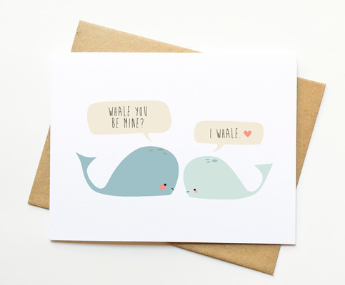 whale valentine funny pun love punny card on storenvy whale valentine funny pun love punny card on storenvy