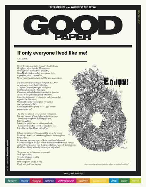 Good Paper 'One Planet'