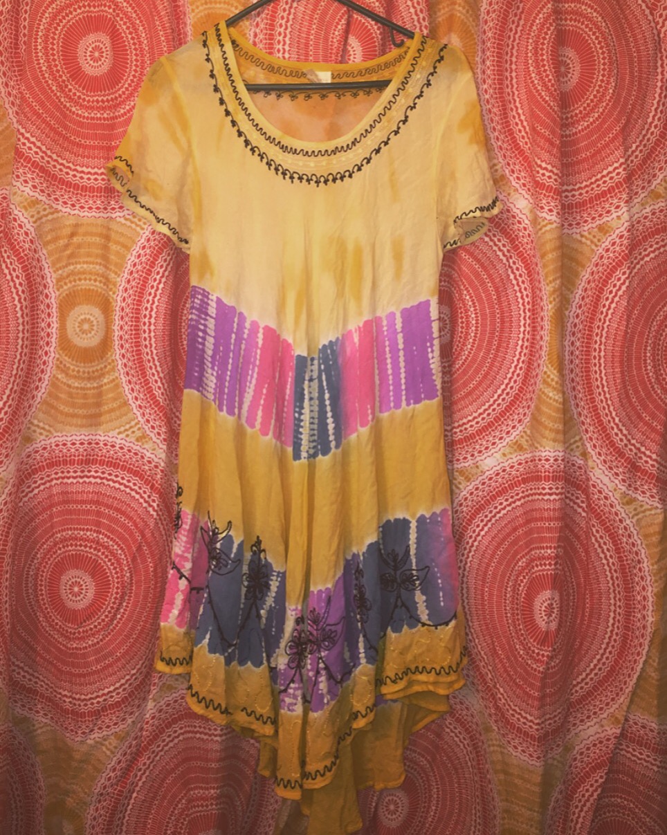Yellow Rainbow Dress