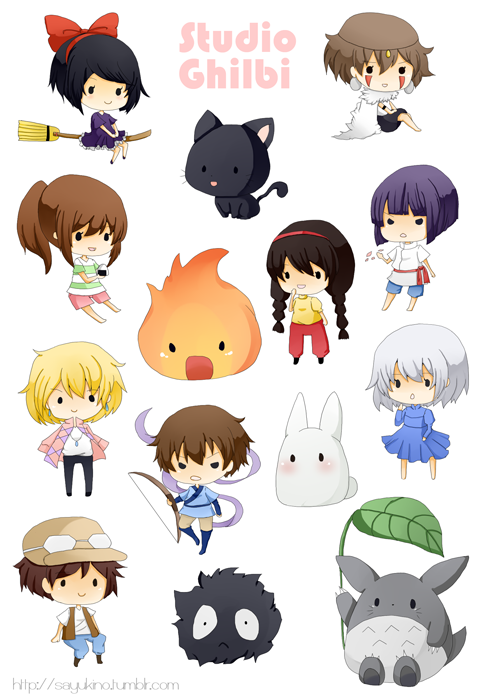 Stickers: Studio Ghibli on Storenvy