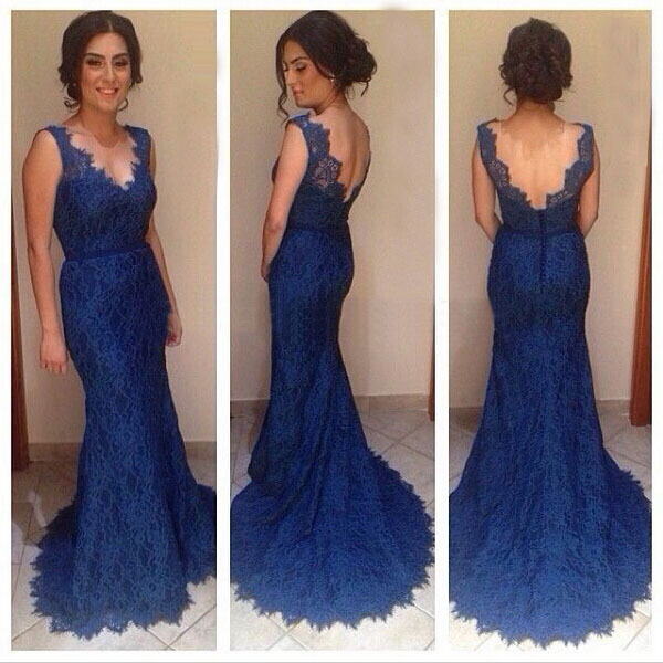 Royal Blue Evening Gowns