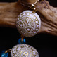 Large Atlantic Medallion Dangle Earrings - Thumbnail 1