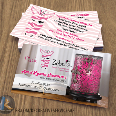 pink zebra business cards style 2 kz creative services online pink zebra flyer