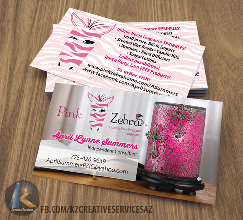 Pink Zebra Business Cards Style 2 183 Kz Creative Services 183 Online Store Powered By Storenvy Pink Zebra Business Card Template Free
