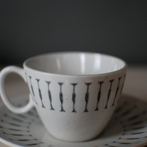 {watercolor cups & saucers}