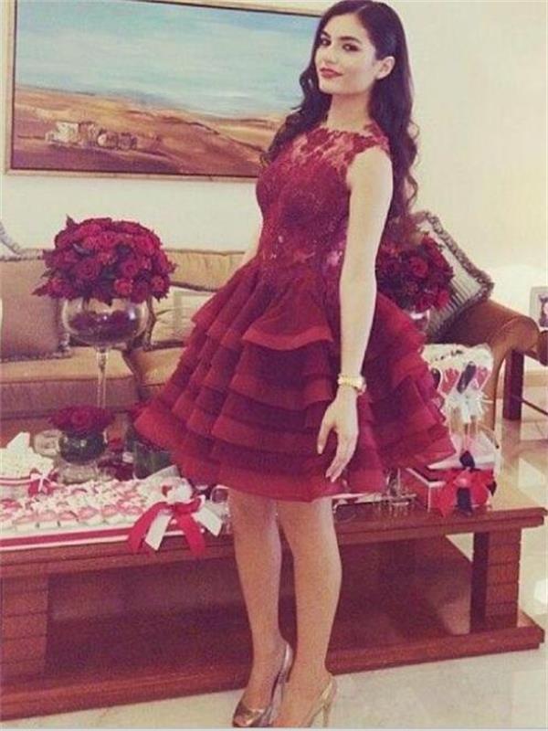 Red Organza Dress