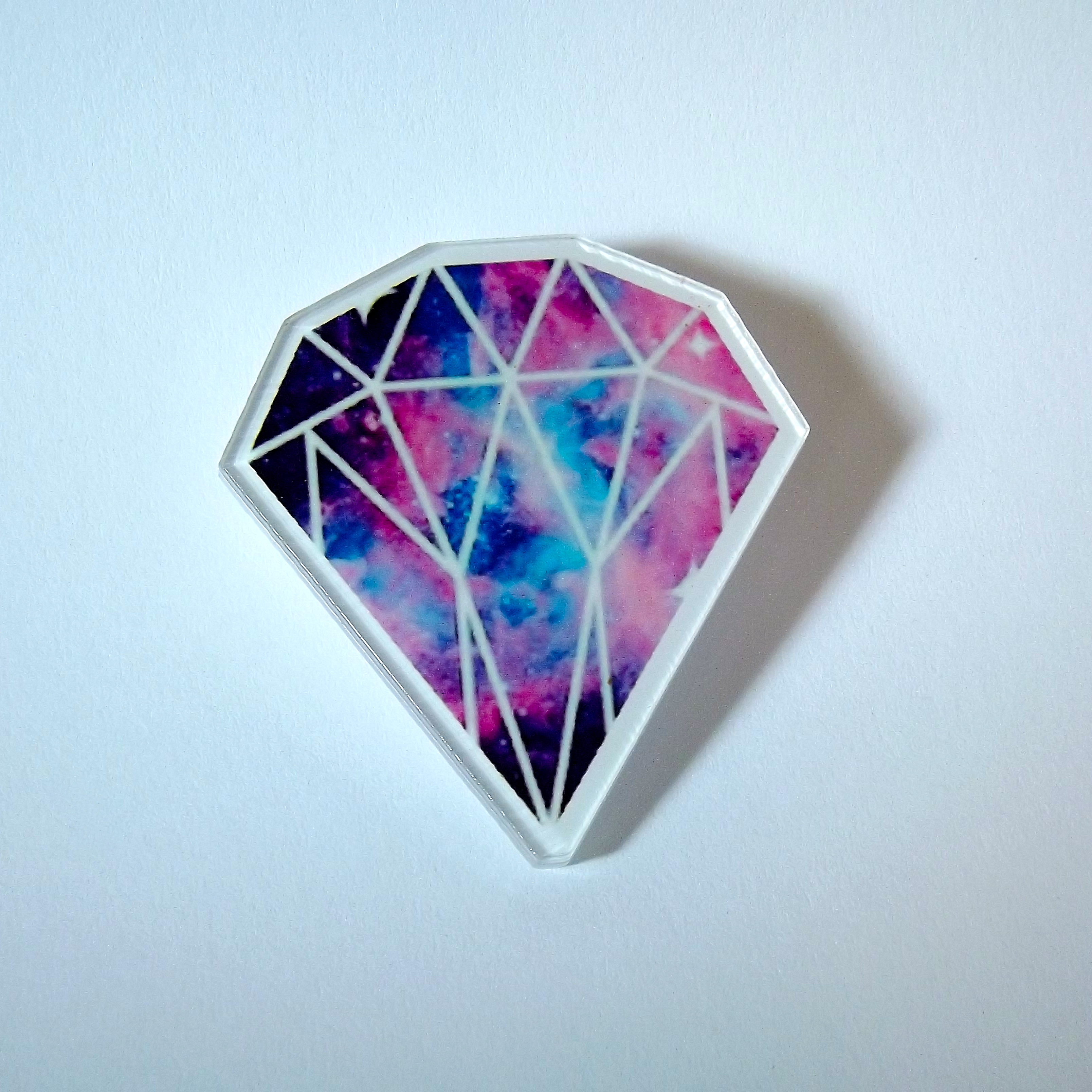 LittleBitz Galaxy diamond pin Clothing, Jewelry, and Handmade Goods