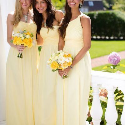 Yellow Bridesmaid Dresses