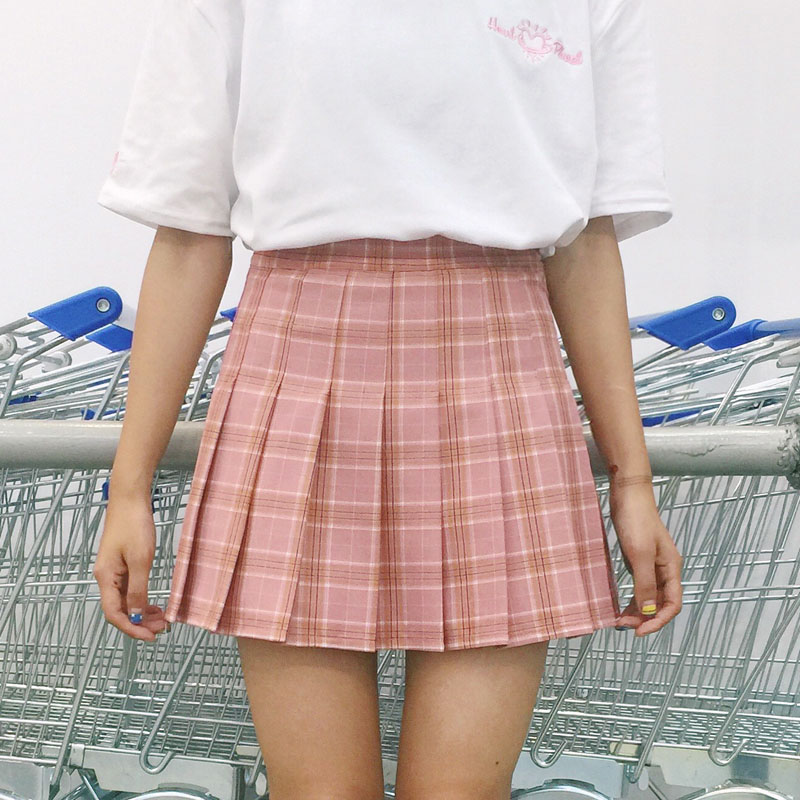 Japanese Sweet High waist pleated skirt · Fashion Kawaii [Japan & Korea