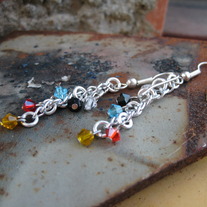 Cascade Sparkle Archery Earrings