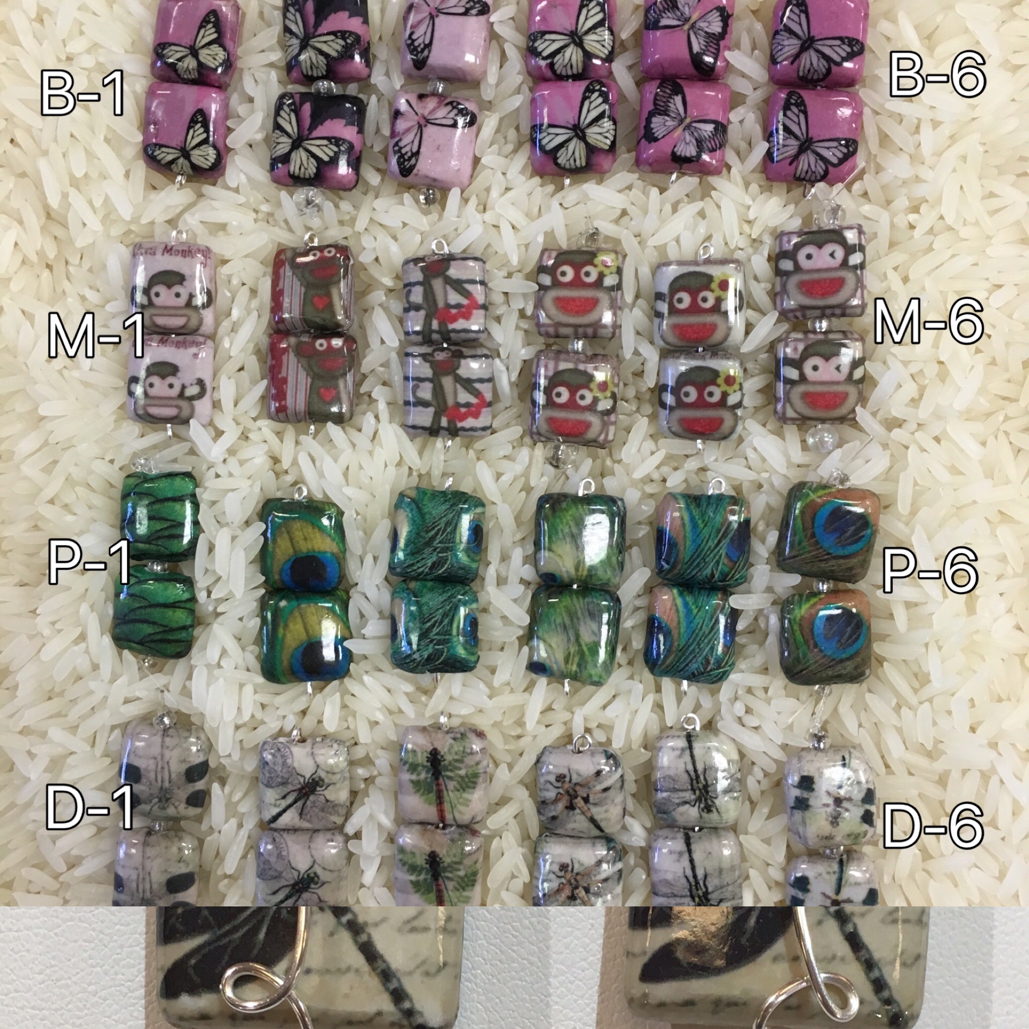 13mm Decoupage Beads · Ancient Moon Beads · Online Store Powered by